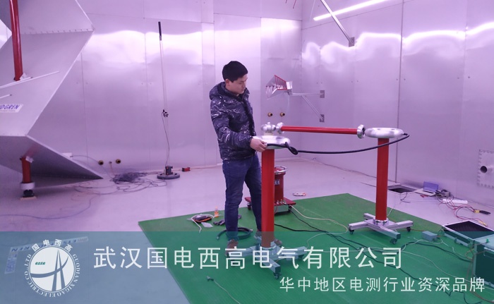 國電西高為華北電力大學(xué)調(diào)試無局放試驗成套裝置