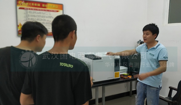 國(guó)電西高為新疆水電廠調(diào)試油色譜