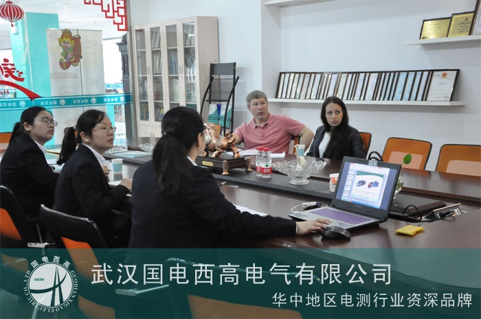 俄羅斯客戶(hù)到武漢國(guó)電西高考察一批設(shè)備